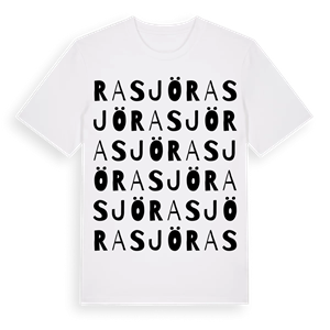 Rasjö ordlek t-shirt – ekologisk bomull t-shirt från Pinshirt