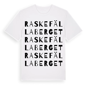 Raskefällaberget ordlek t-shirt – ekologisk bomull t-shirt från Pinshirt