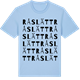 Blue Soul t-shirt med Råslätt ordlek t-shirt