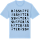 Blue Soul t-shirt med Råssmäte ordlek t-shirt