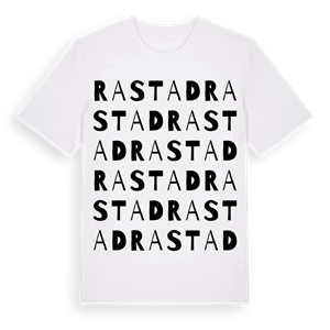 Rastad ordlek t-shirt – ekologisk bomull t-shirt från Pinshirt