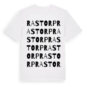 Rastorp ordlek t-shirt – ekologisk bomull t-shirt från Pinshirt
