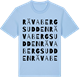 Blue Soul t-shirt med Rävabergsudden ordlek t-shirt