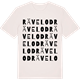 Vintage White t-shirt med Rävelod ordlek t-shirt