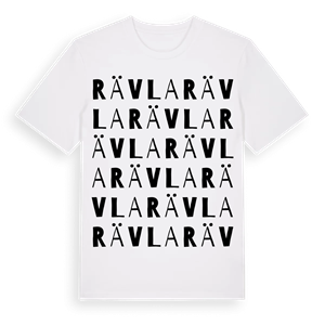 Rävla ordlek t-shirt – ekologisk bomull t-shirt från Pinshirt