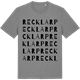 Mid Heather Gray t-shirt med Recklarp ordlek t-shirt