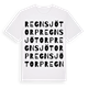 Regnsjötorp ordlek t-shirt