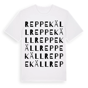 Reppekäll ordlek t-shirt – ekologisk bomull t-shirt från Pinshirt