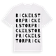 Rickelstorp ordlek t-shirt
