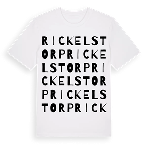 Rickelstorp ordlek t-shirt – ekologisk bomull t-shirt från Pinshirt