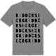 Mid Heather Gray t-shirt med Riddersberg ordlek t-shirt