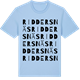 Blue Soul t-shirt med Riddersnäs ordlek t-shirt