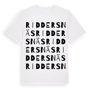 Riddersnäs ordlek t-shirt – ekologisk bomull t-shirt från Pinshirt