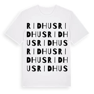 Ridhus ordlek t-shirt – ekologisk bomull t-shirt från Pinshirt