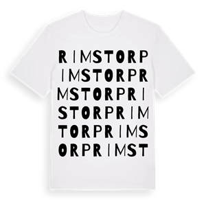 Rimstorp ordlek t-shirt – ekologisk bomull t-shirt från Pinshirt