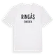 White t-shirt med Ringås i Sverige t-shirt