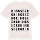 Vintage White t-shirt med Ringsberg ordlek t-shirt