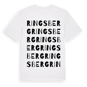 Ringsberg ordlek t-shirt – ekologisk bomull t-shirt från Pinshirt