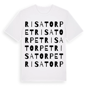 Risatorpet ordlek t-shirt – ekologisk bomull t-shirt från Pinshirt