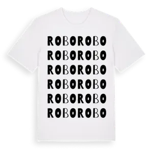 Robo ordlek t-shirt – ekologisk bomull t-shirt från Pinshirt