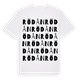 Rödån ordlek t-shirt