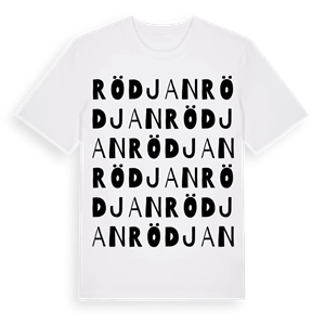 Rödjan ordlek t-shirt – ekologisk bomull t-shirt från Pinshirt