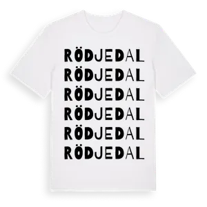 Rödjedal ordlek t-shirt – ekologisk bomull t-shirt från Pinshirt