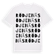 Rödjenäs ordlek t-shirt