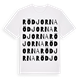 Rödjorna ordlek t-shirt