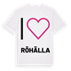 Jag älskar Röhälla t-shirt stort tryck