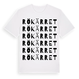 Rökärret ordlek t-shirt – ekologisk bomull t-shirt från Pinshirt