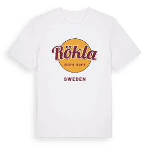 Rökla cirkel t-shirt – ekologisk bomull t-shirt från Pinshirt