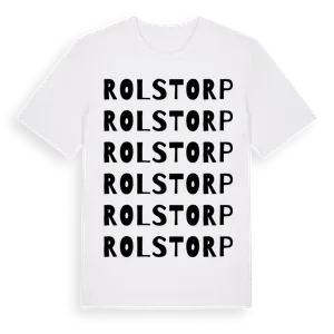 Rolstorp ordlek t-shirt – ekologisk bomull t-shirt från Pinshirt