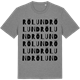 Mid Heather Gray t-shirt med Rölund ordlek t-shirt