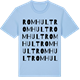 Blue Soul t-shirt med Romhult ordlek t-shirt