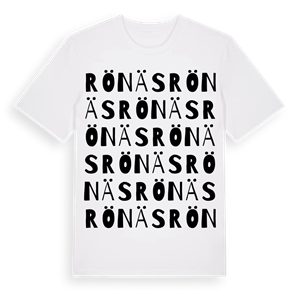 Rönäs ordlek t-shirt – ekologisk bomull t-shirt från Pinshirt