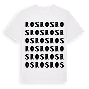 Ros ordlek t-shirt – ekologisk bomull t-shirt från Pinshirt