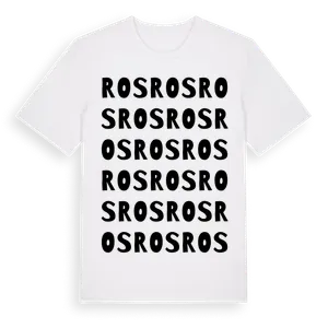 Ros ordlek t-shirt – ekologisk bomull t-shirt från Pinshirt