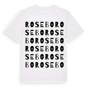 Rosebo ordlek t-shirt – ekologisk bomull t-shirt från Pinshirt