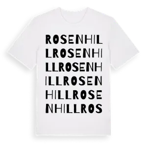 Rosenhill ordlek t-shirt – ekologisk bomull t-shirt från Pinshirt