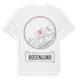 White t-shirt med Rosenlund t-shirt