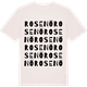 Vintage White t-shirt med Rosenö ordlek t-shirt