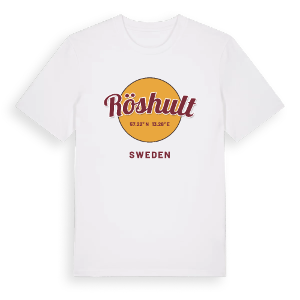 Röshult cirkel t-shirt – ekologisk bomull t-shirt från Pinshirt
