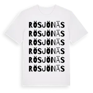 Rösjönäs ordlek t-shirt – ekologisk bomull t-shirt från Pinshirt