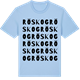 Blue Soul t-shirt med Röskog ordlek t-shirt