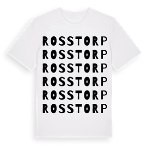 Rosstorp ordlek t-shirt – ekologisk bomull t-shirt från Pinshirt