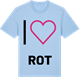 Blue Soul t-shirt med Jag älskar Rot t-shirt stort tryck