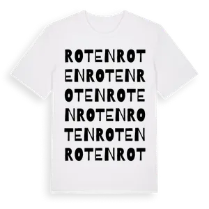 Roten ordlek t-shirt – ekologisk bomull t-shirt från Pinshirt