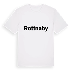 Rottnaby fetstil t-shirt – ekologisk bomull t-shirt från Pinshirt