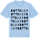 Blue Soul t-shirt med Rottnaby ordlek t-shirt